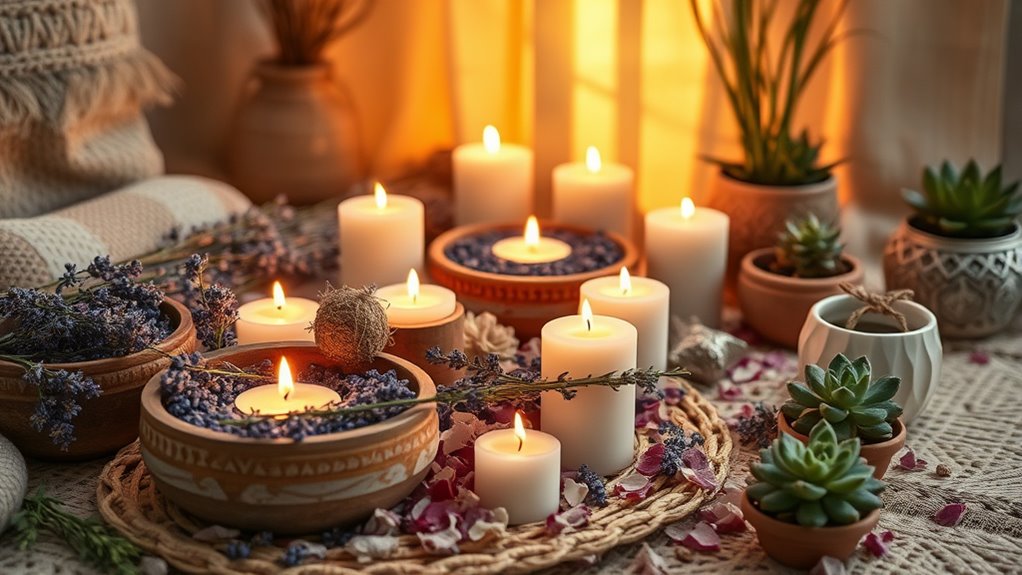 fragrant dried flower arrangements