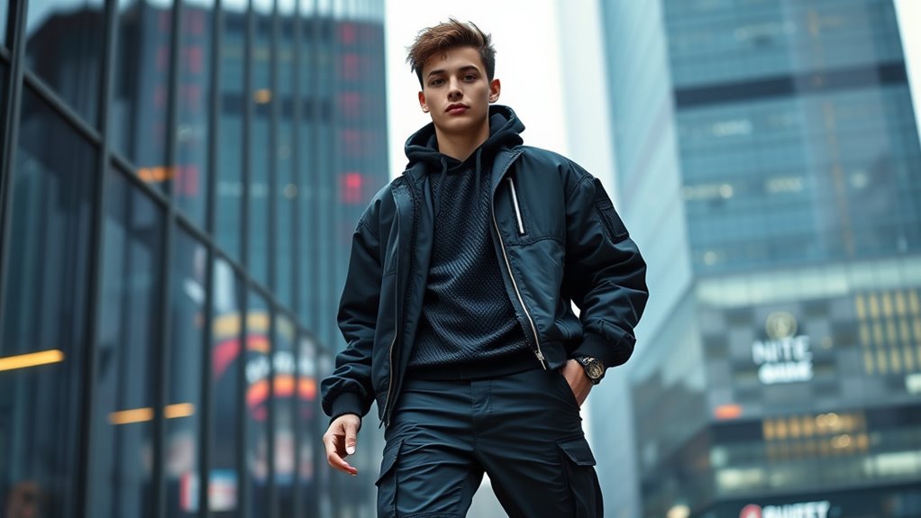 functional yet stylish layering