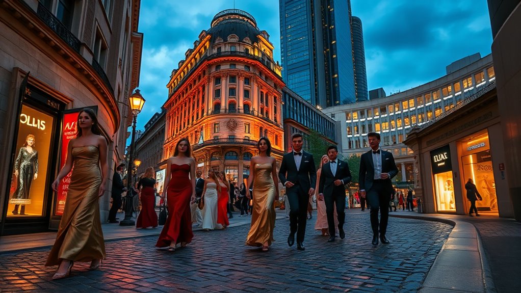 global high end fashion events