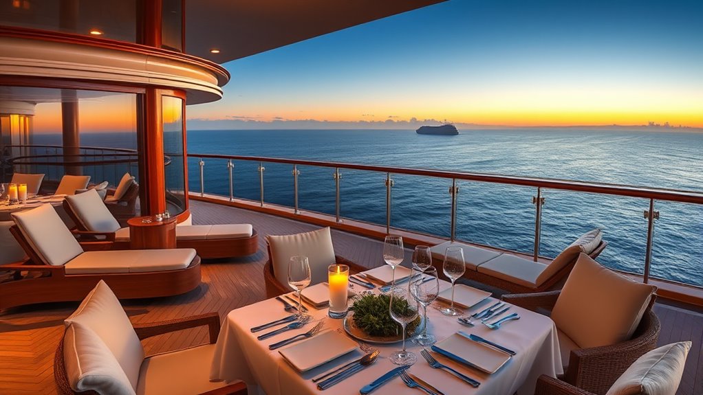 gourmet dining and luxury