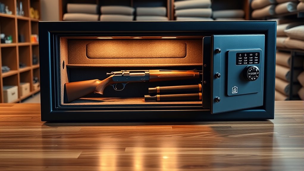 gun safe size and security