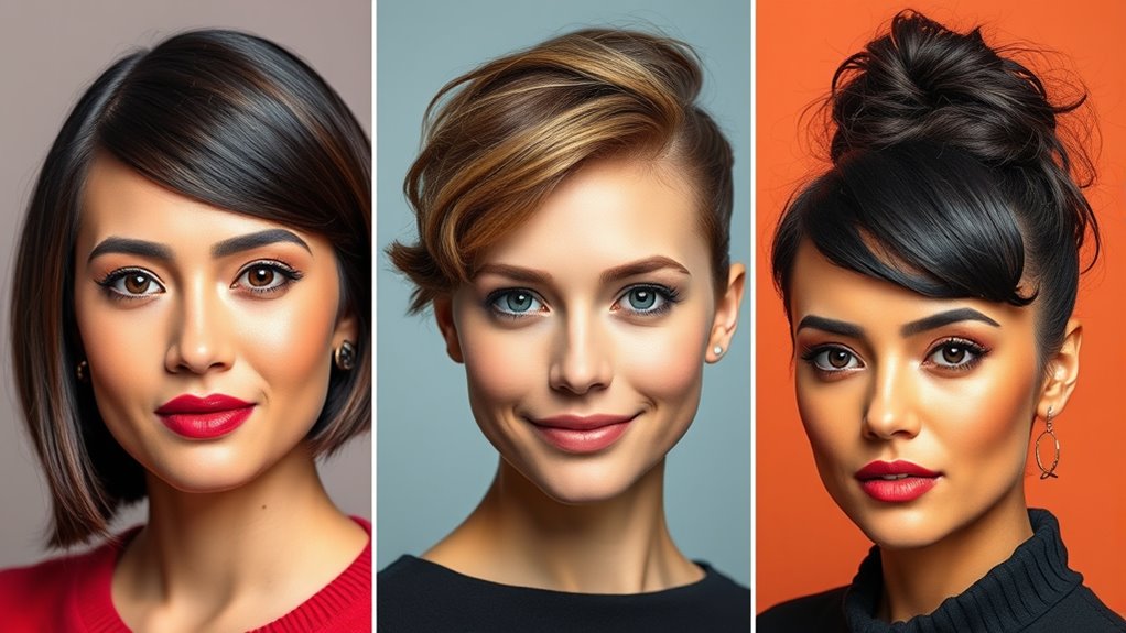 hairstyles suit face shapes