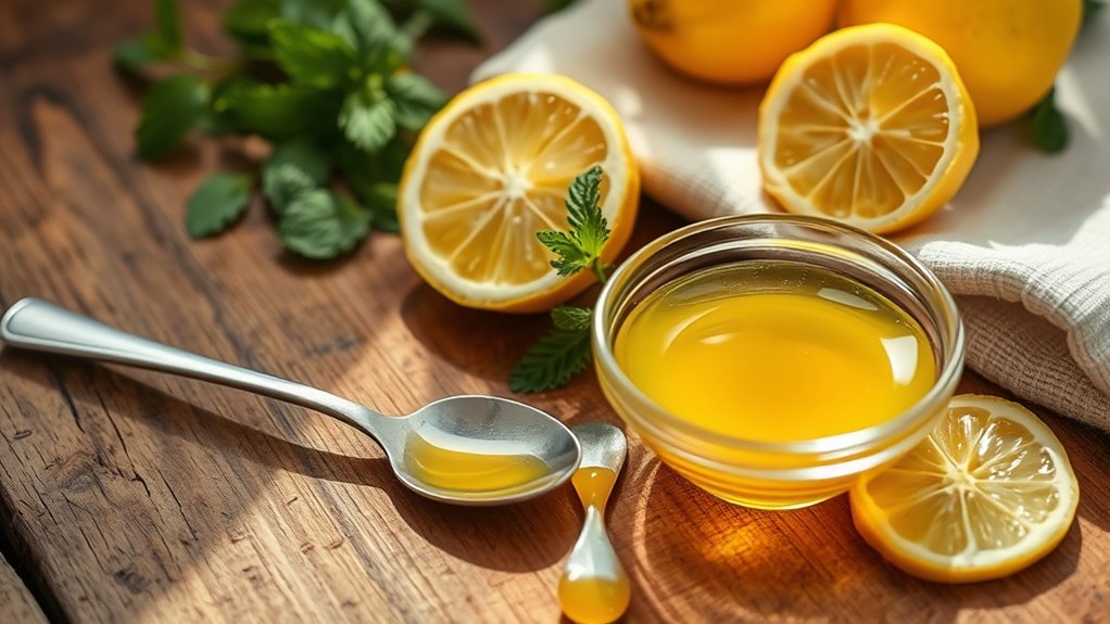 honey lemon brightening mask
