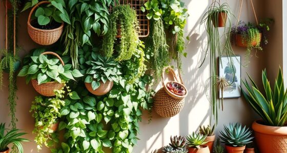 indoor vertical garden installation