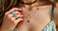 layered boho jewelry styles