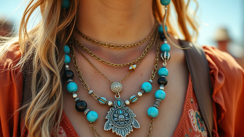 layered bold statement accessories