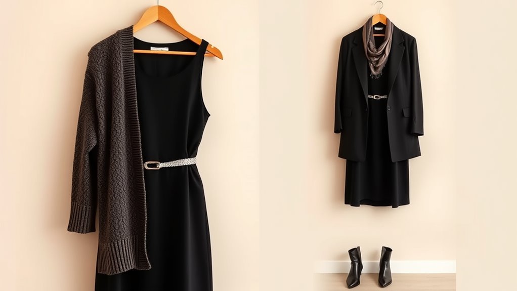 layered dress style transformation