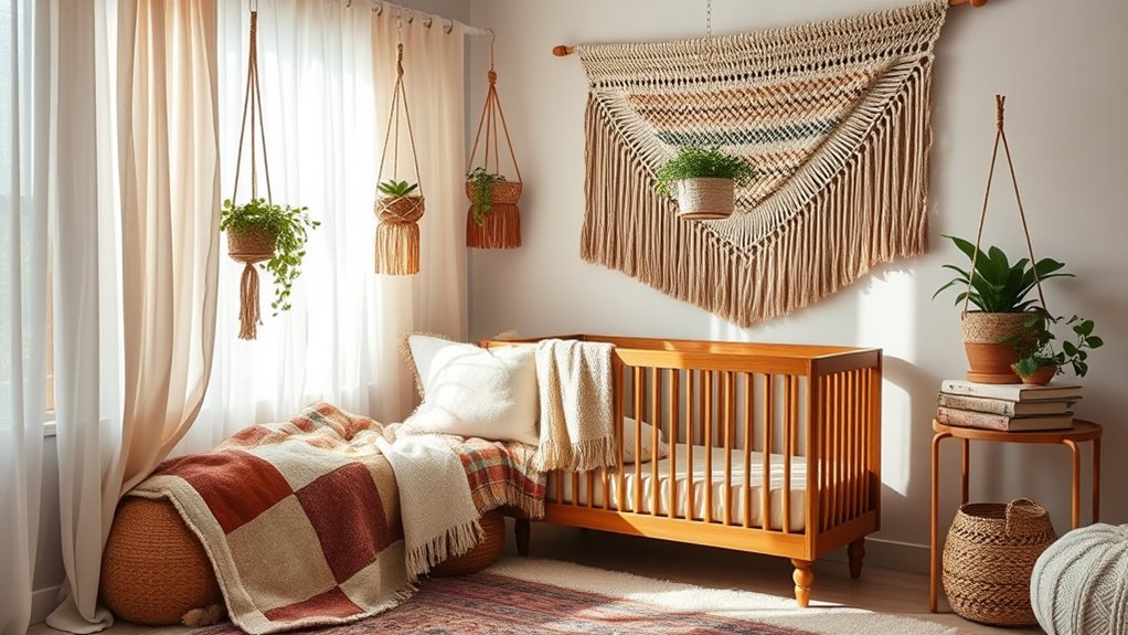 layered textiles create cozy ambiance