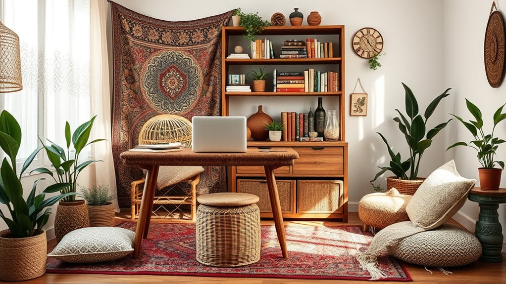 layered textural cozy environment