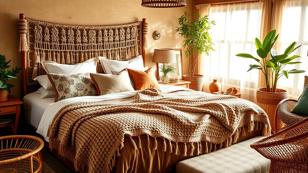layered textured cozy fabrics