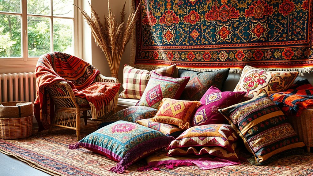 layered textures and colors