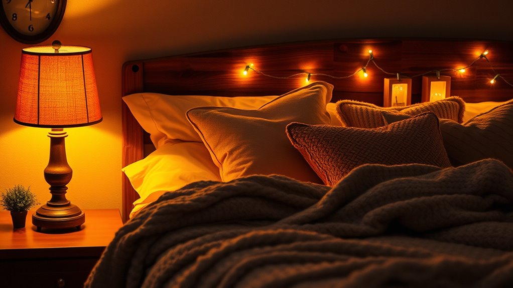 layered warm lighting ambiance