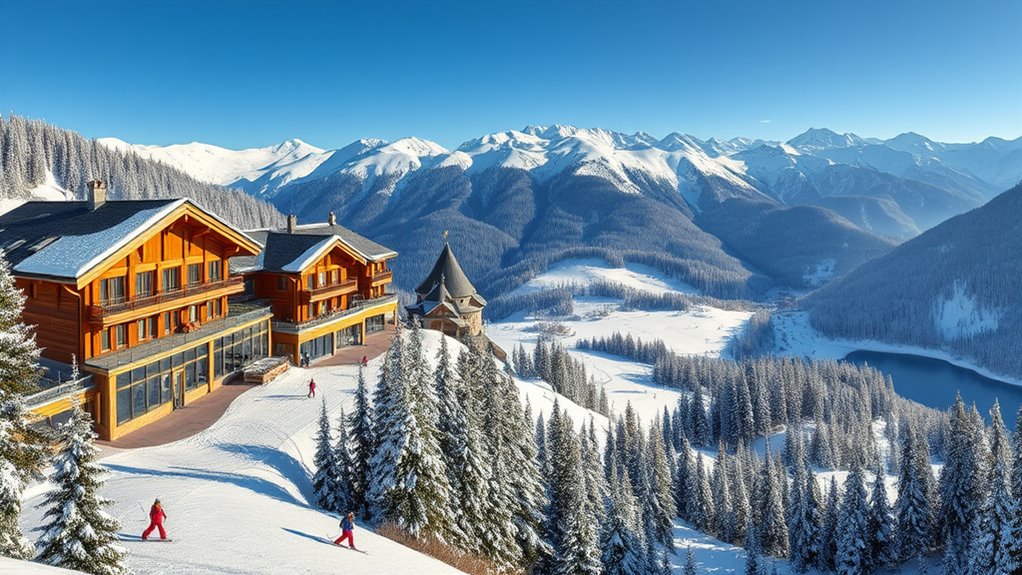 luxurious alpine village experience