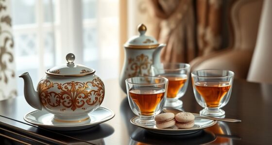luxurious tea drinking experience
