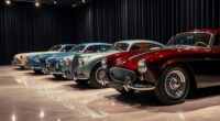 luxury automotive collecting scene