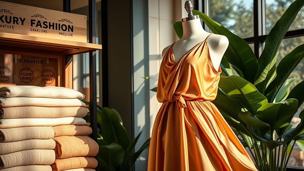 luxury brands promote eco friendly materials