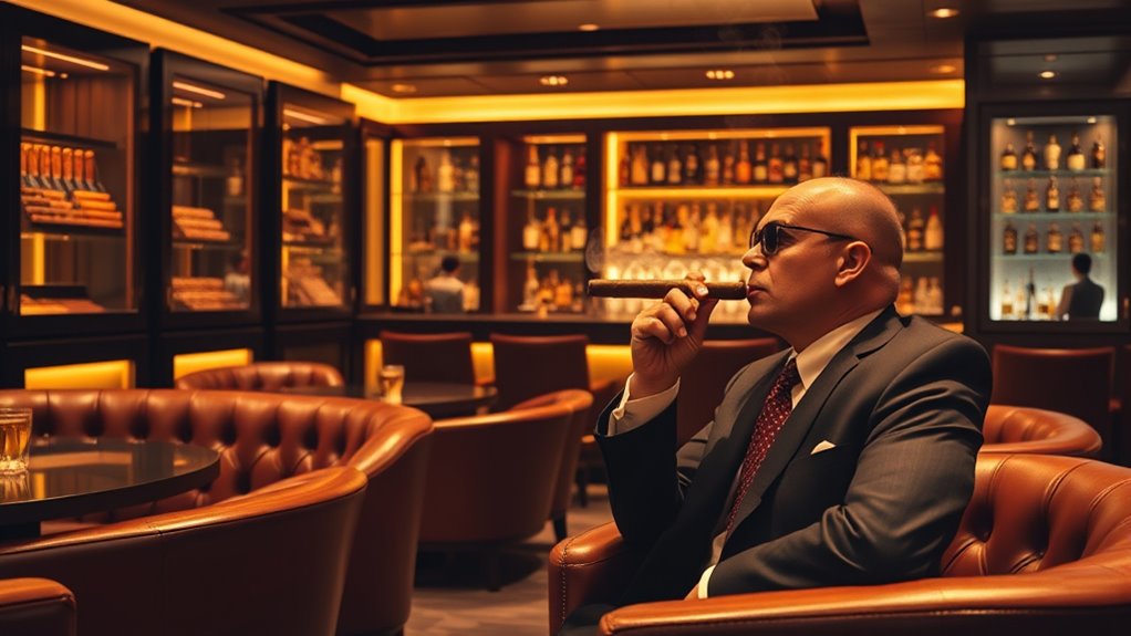 luxury cigar lounge exclusives