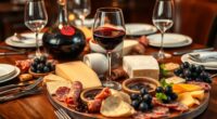 luxury food and wine pairings