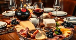 luxury food and wine pairings