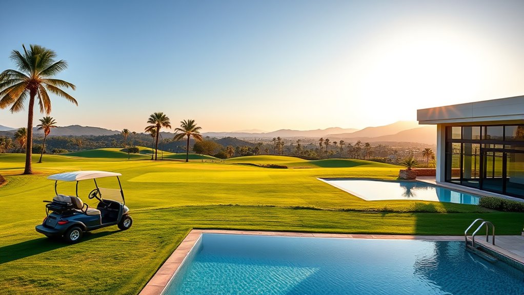luxury golf course amenities