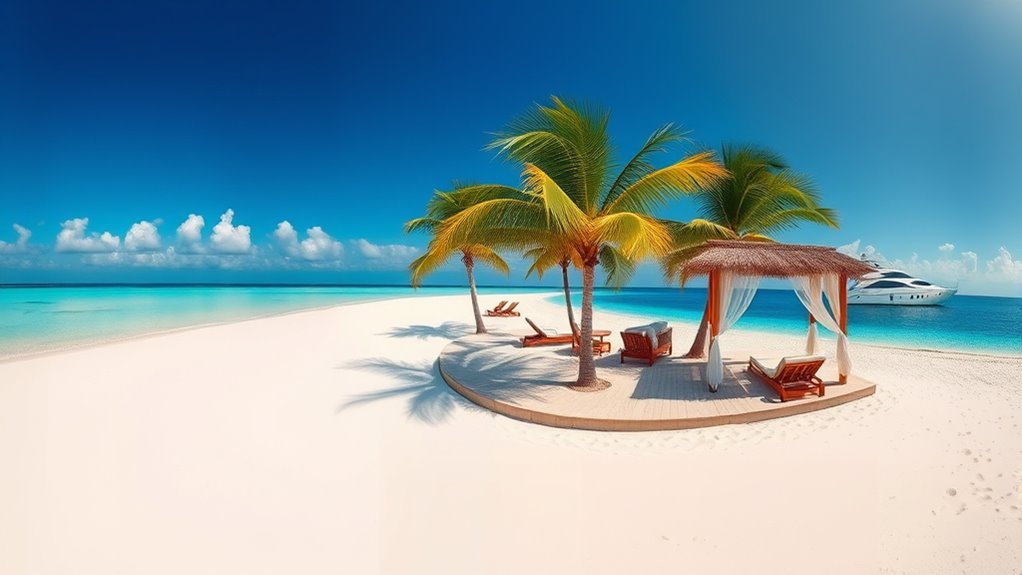 luxury island beach retreat