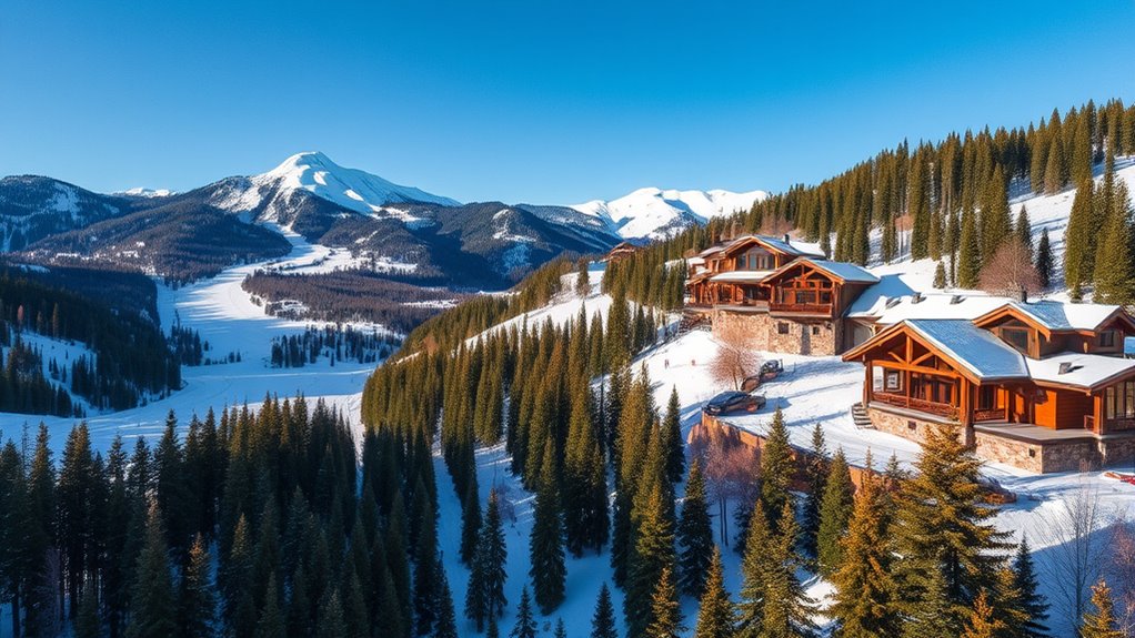 luxury skiing and amenities