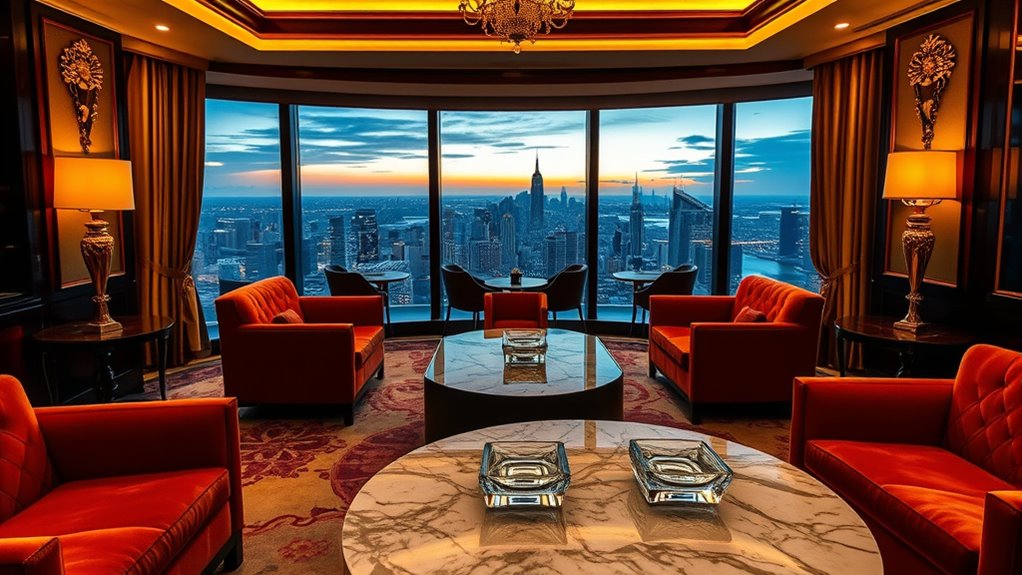 luxury smoking lounge venues