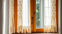 macram curtains beaded fringe