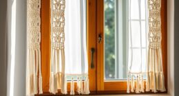 macram curtains beaded fringe