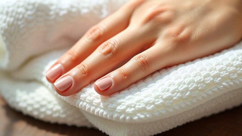 maintain clean trimmed nails