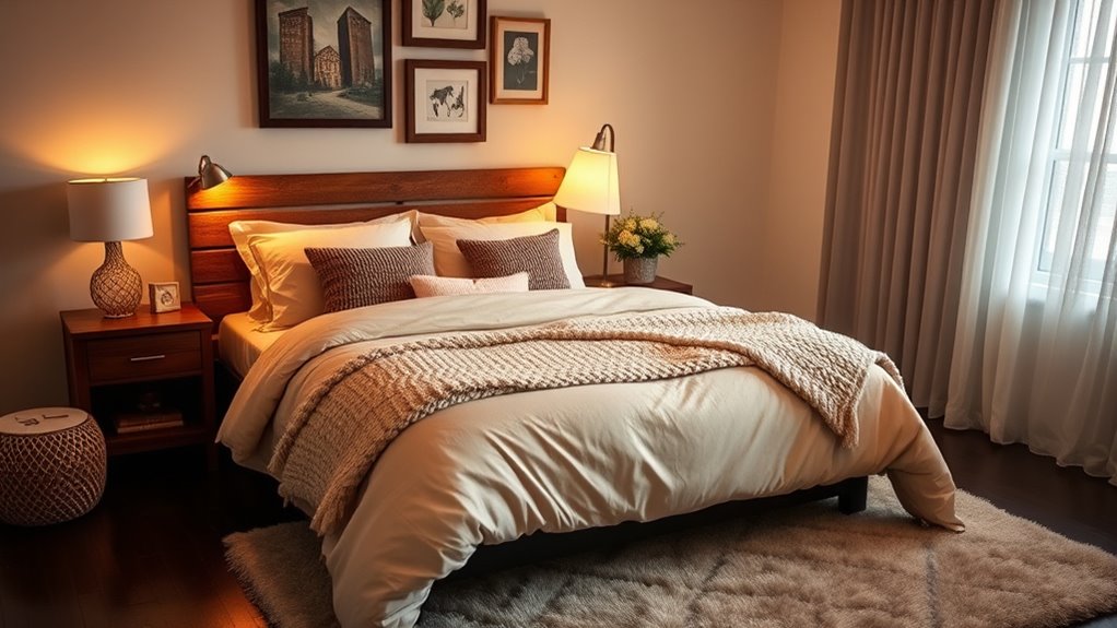 maintain cozy inviting space