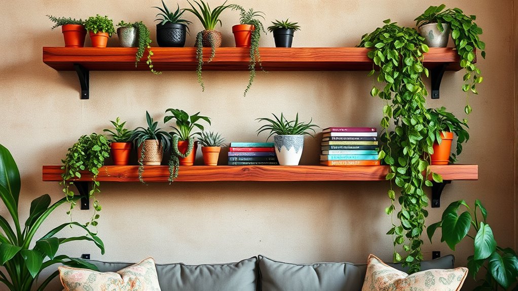 material choice enhances boho charm