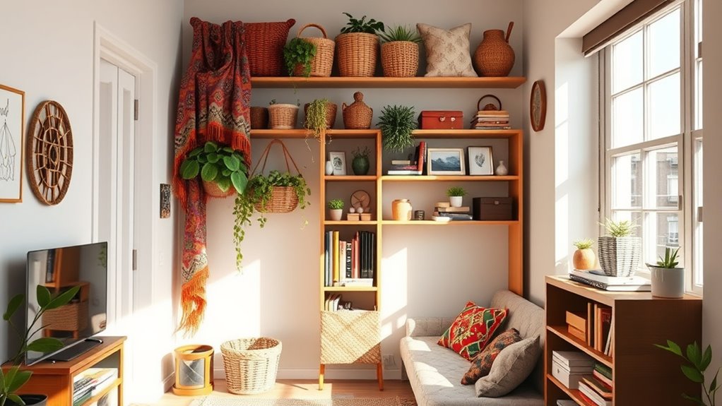 maximize vertical boho decor