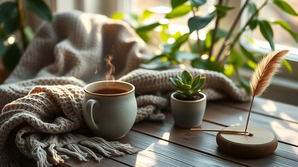 mindful earthy beverage ritual