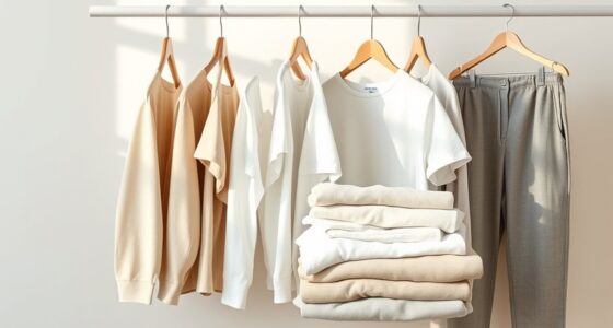 minimalist closet for sustainability