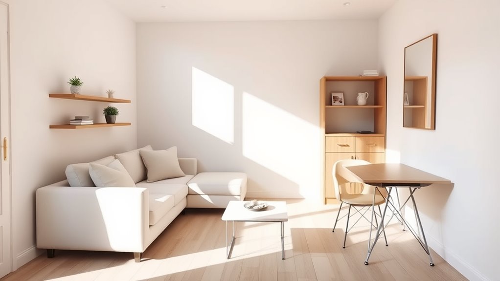minimalist clutter free living