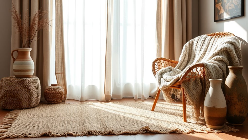 mix textures for inviting warmth