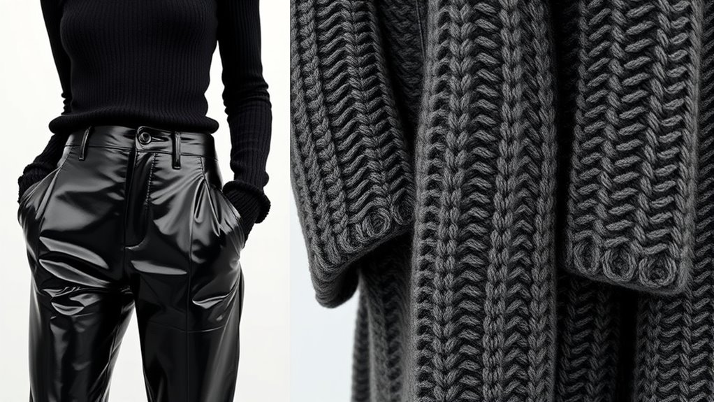 mix textures for style