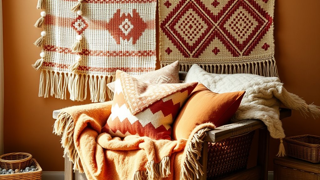 natural earthy textured fabrics
