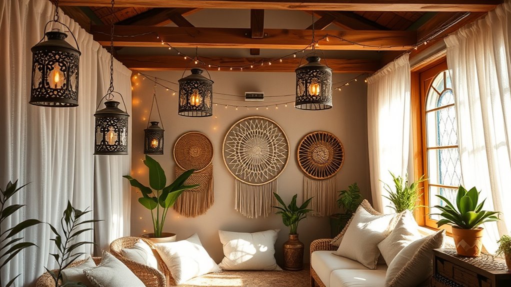 natural light enhances cozy ambiance