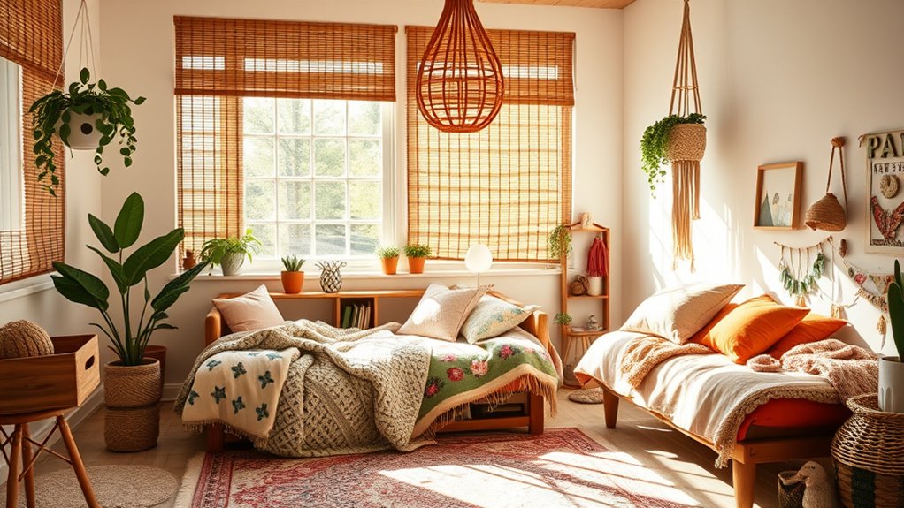 natural materials and motifs