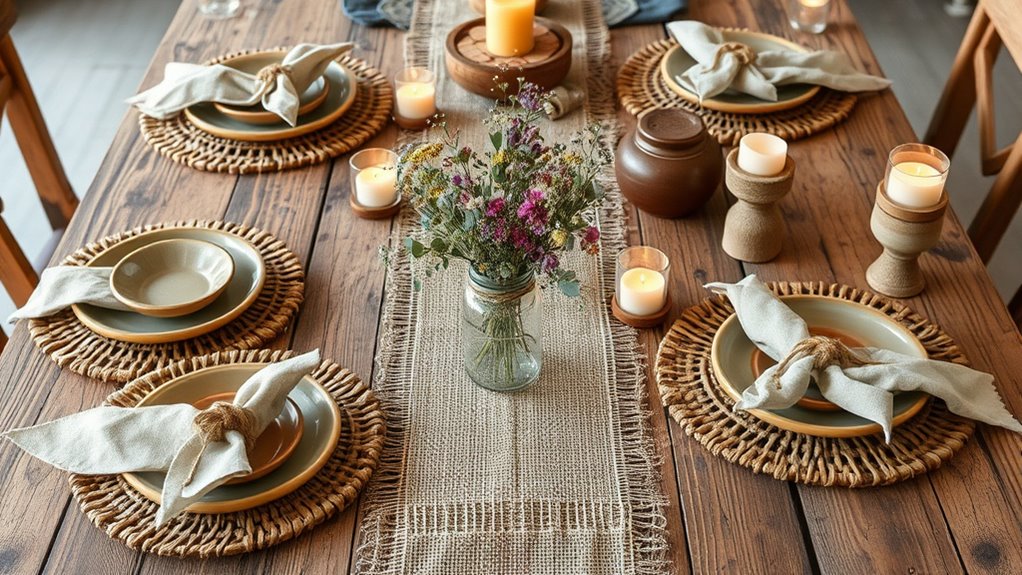 natural rustic boho decor