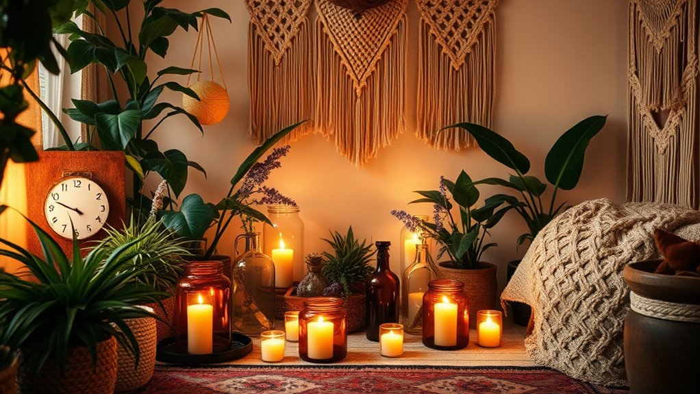 natural scented candles and aromatherapy