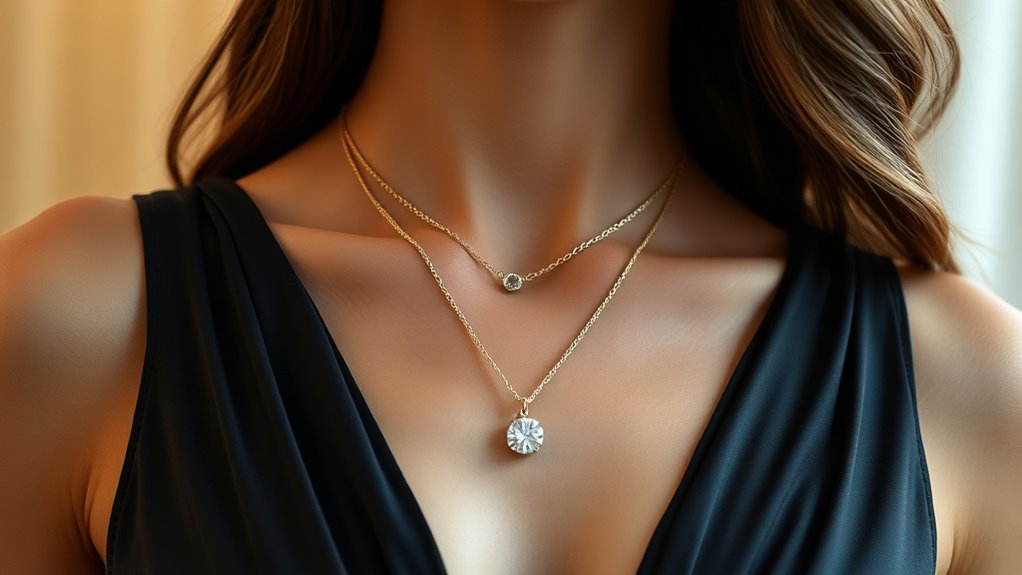 necklaces for v necklines