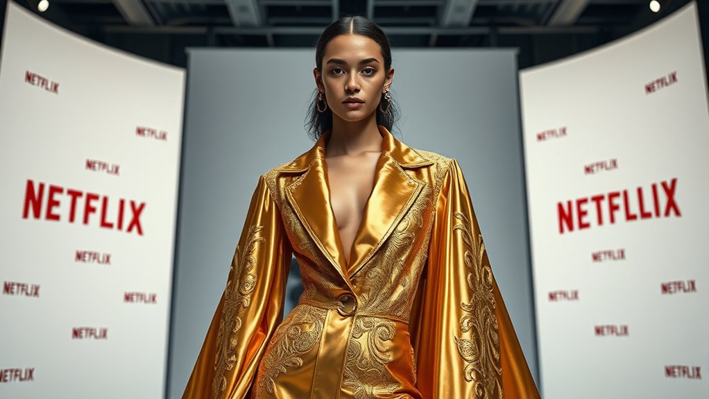 netflix balmain fashion collaboration