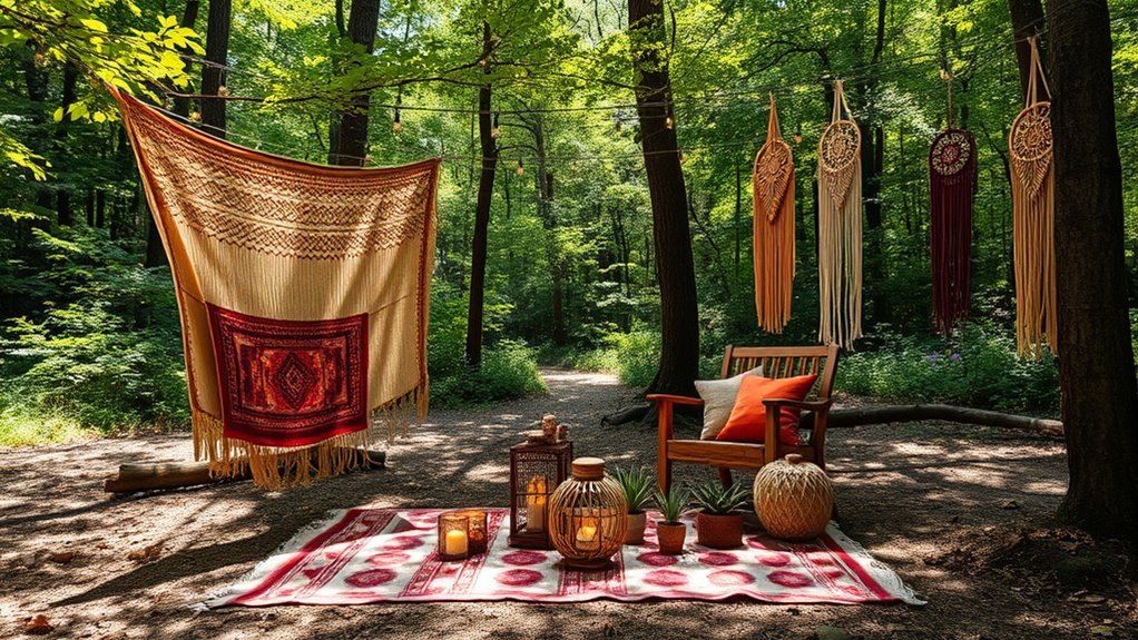 personalize with boho accents