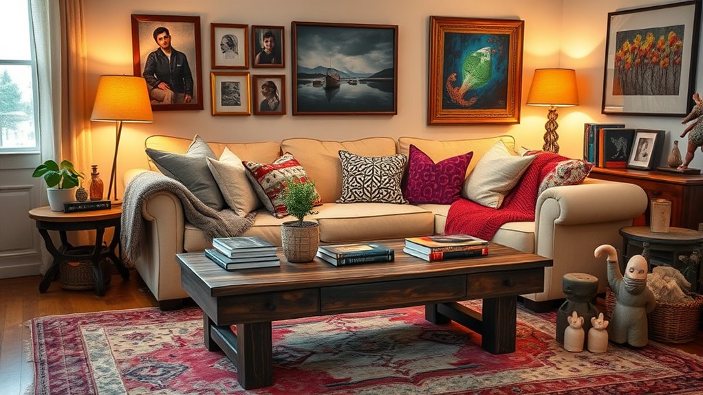 personalize with photos and decor