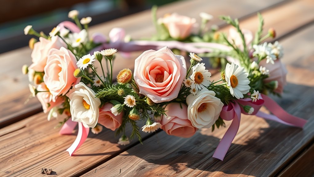 personalized creative flower crown