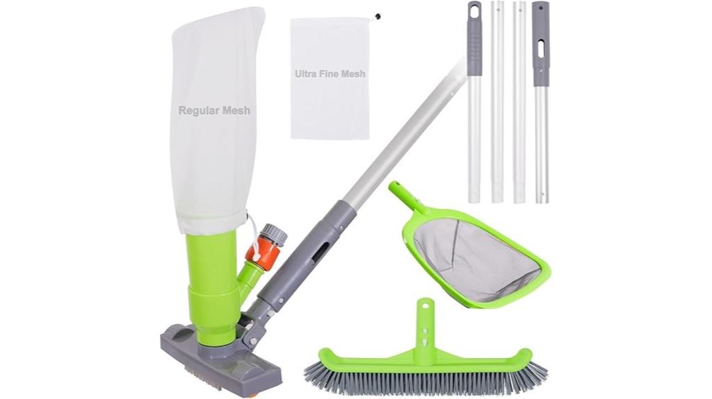pool cleaning kit includes