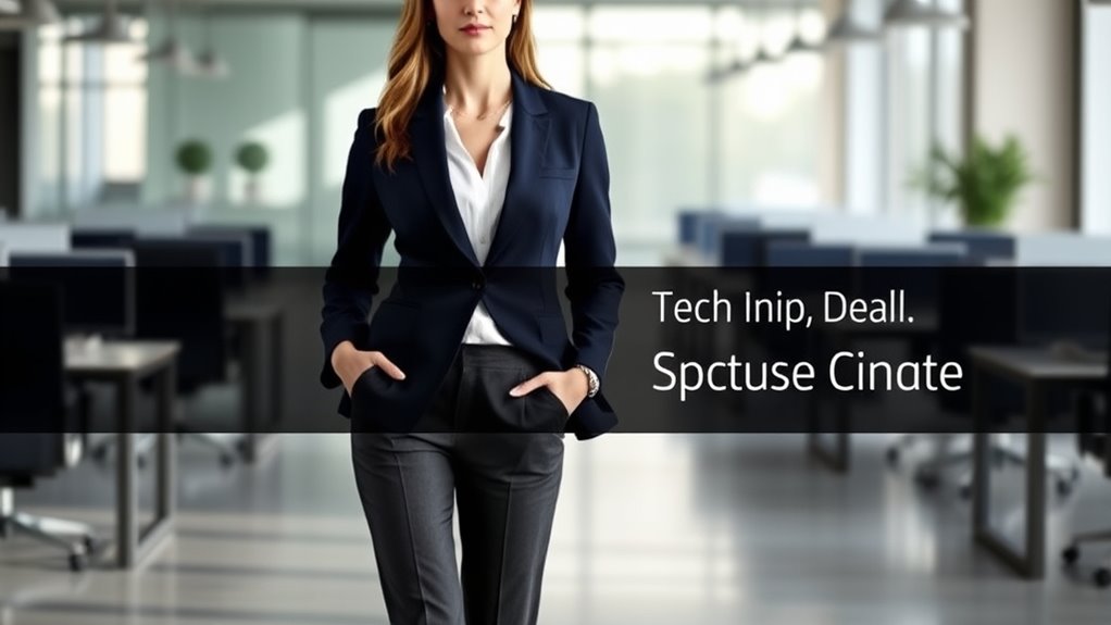 professional stylish office attire